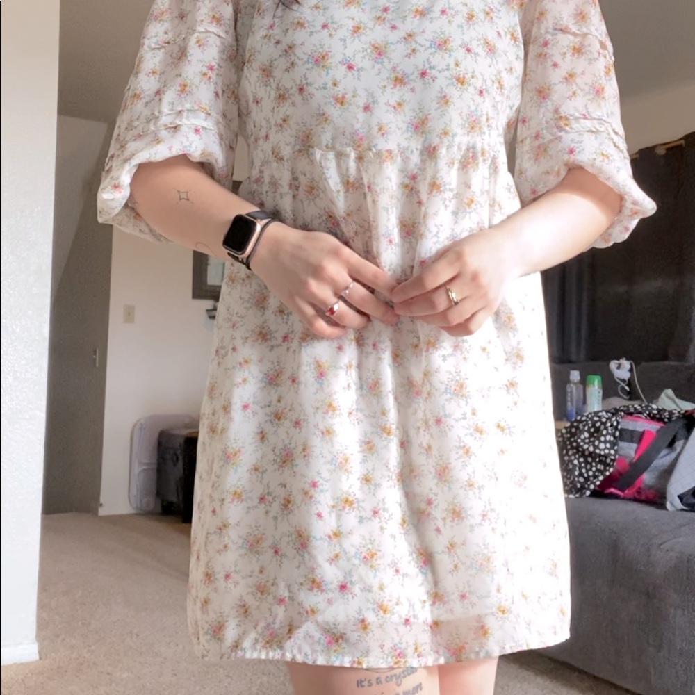 Floral spring dress